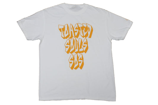 White / Orange TSSOS Tee